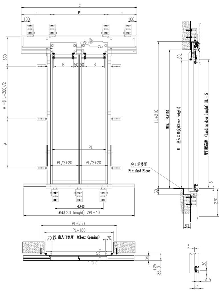 ESNE02  LANDING DOOR